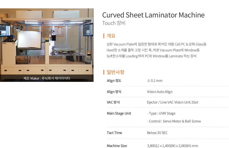 Curved Sheet Lamnianator Machine